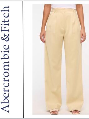 NEW Curve Love A&F Sloane Tailored Pant - Size: 26 Short